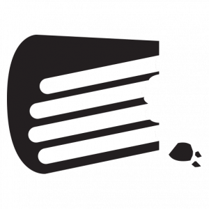 Bookshelf icon for gaming or digital content, emphasizing organization and digital media themes.