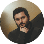 Colorful dodgems bumper cars at an amusement park ride.